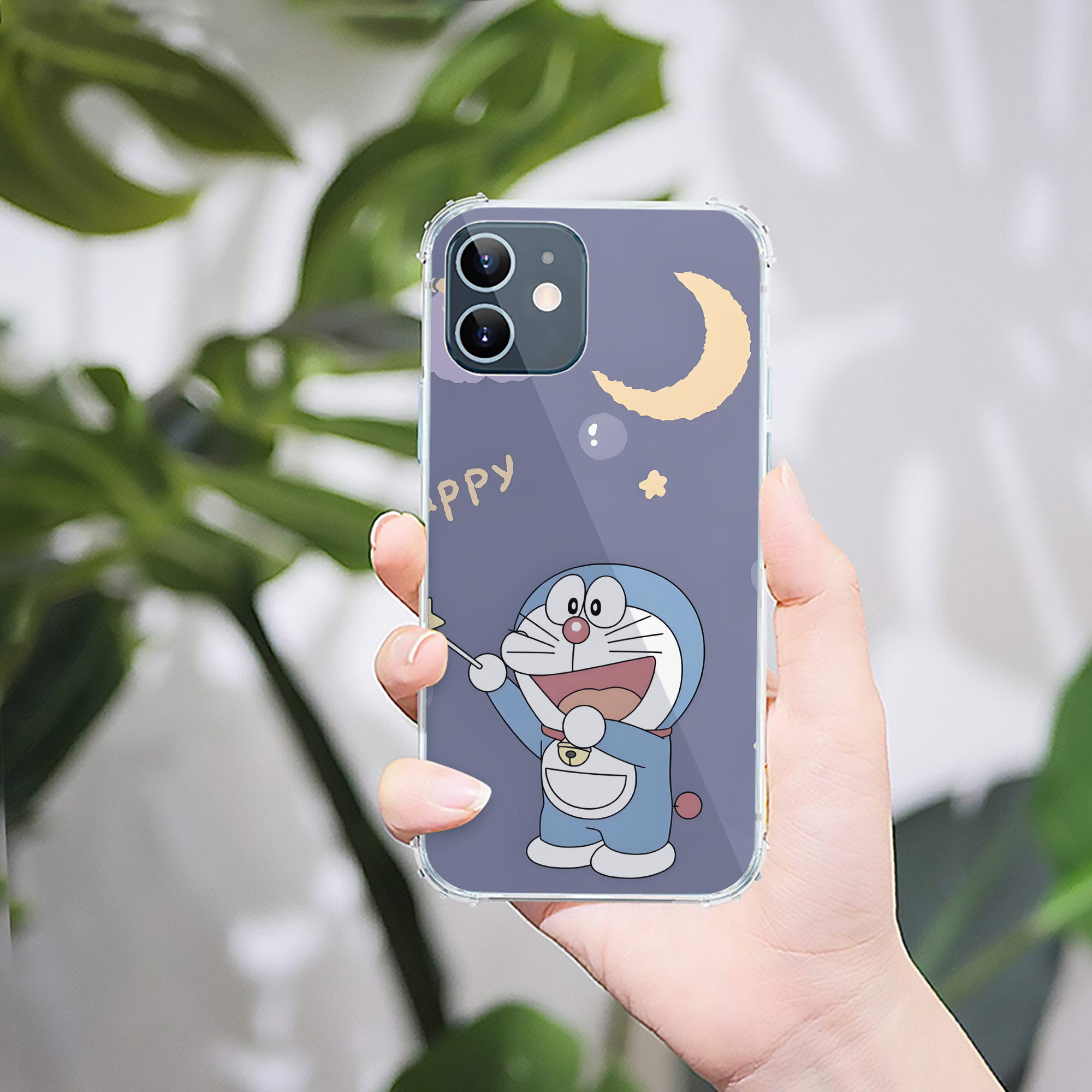 （画像用） ドラえもん Doraemon 【iPhone 12シリーズ対応】透明スマホケース（クリアソフトケース）